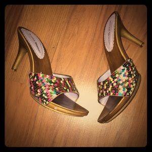 Sequined vintage mermaid 🧜🏽‍♀️ clogs